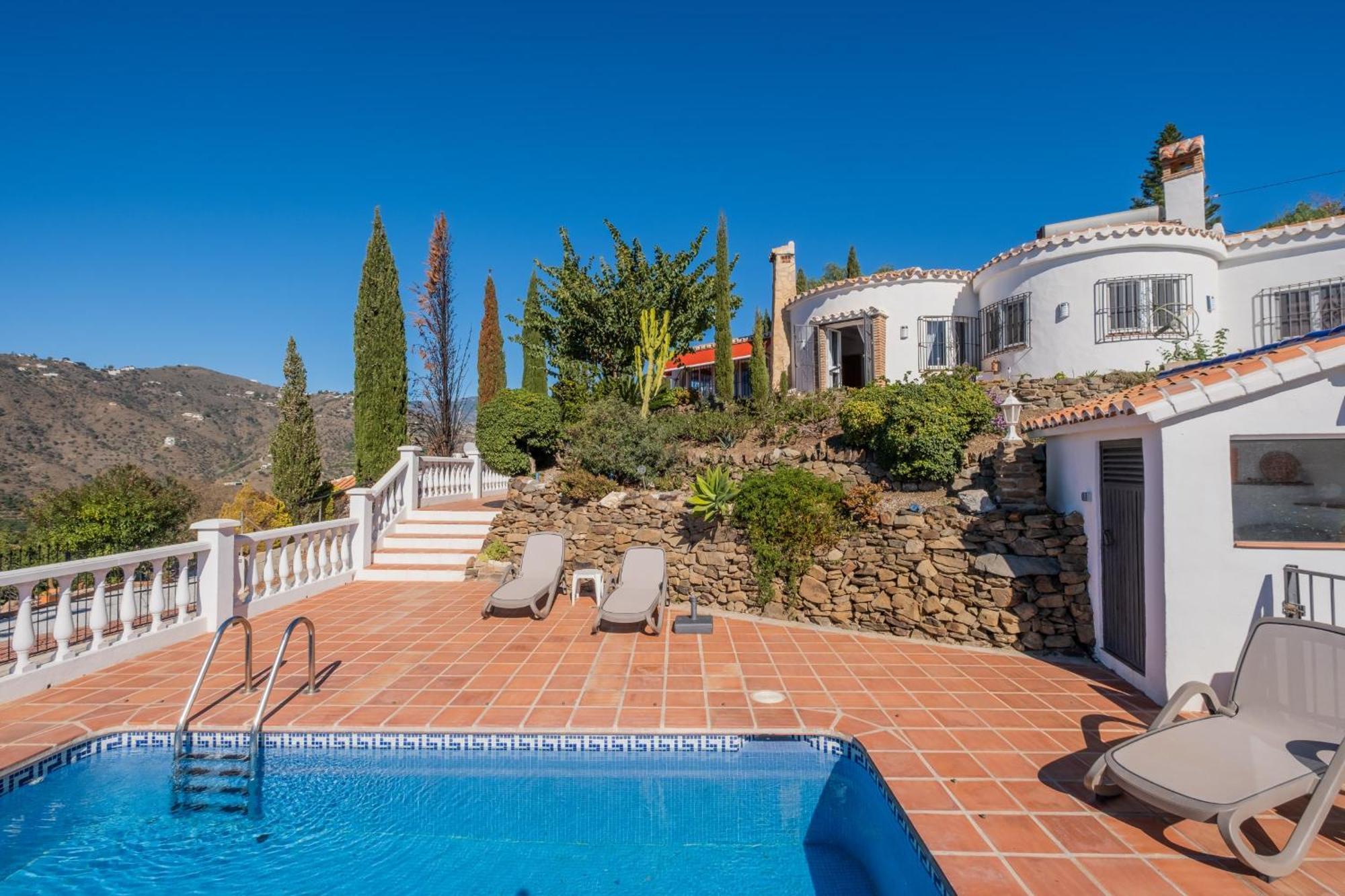 Casa La Siesta Villa With Magical View Own Pool 马拉加 外观 照片