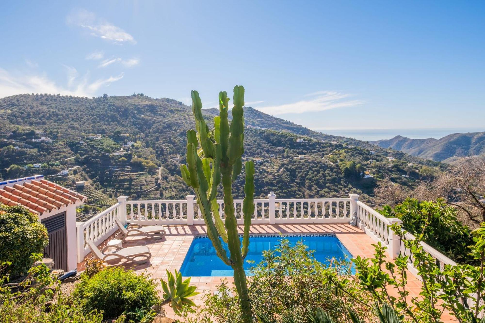 Casa La Siesta Villa With Magical View Own Pool 马拉加 外观 照片